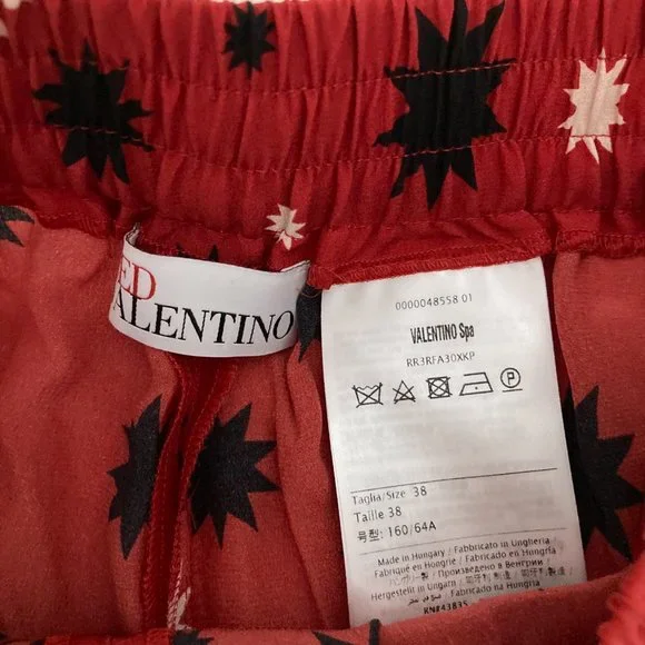 RED Valentino printed silk shorts - Picture 9 of 13